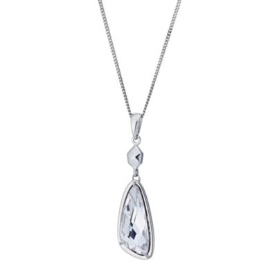 Northern Lights Silver Crystal Drop Pendant - Product number 9303057
