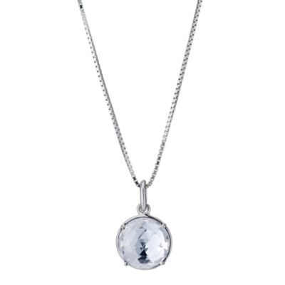 Northern Lights Silver Round Crystal Pendant - Product number 9303081