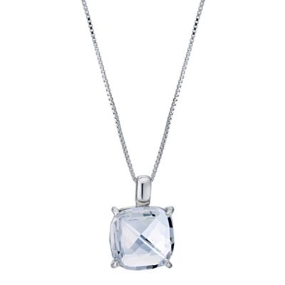 Northern Lights Silver Square Crystal Pendant - Product number 9303138
