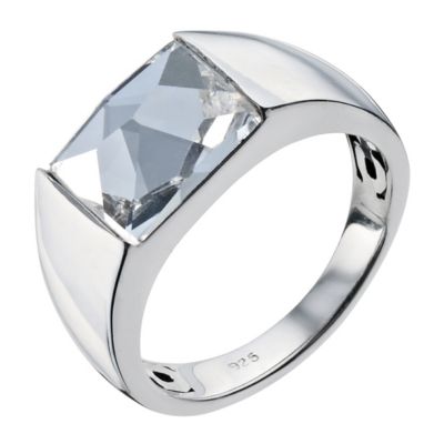 Northern Lights Silver & Crystal Ring - Size M - Product number 9303146