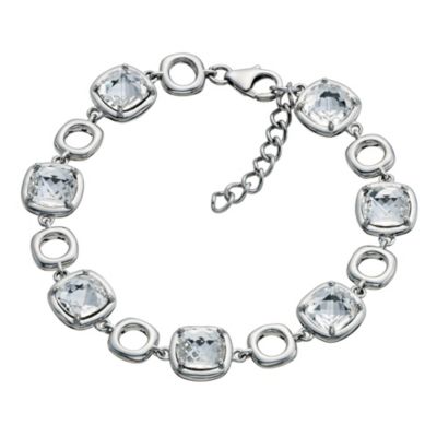 Northern Lights Silver Square Link Bracelet - Product number 9303170