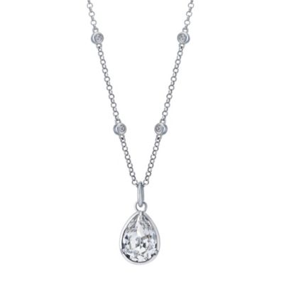 Northern Lights Silver Teardrop Crystal Pendant - Product number 9303189