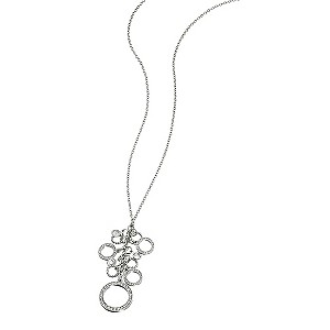 Fiorelli Multi Circle Drop Necklace