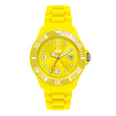 Ice Watch Ladies' Yellow Silicone Strap Watch - Product number 9303553