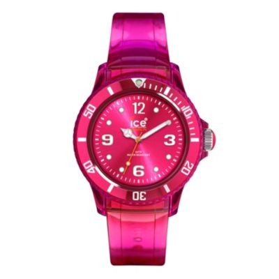 Ice Watch Men's Pink Jelly Strap Watch - Product number 9303588