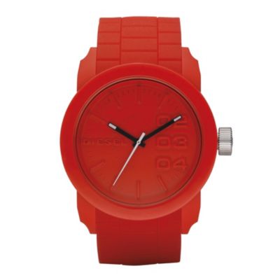 Diesel Red Strap Watch