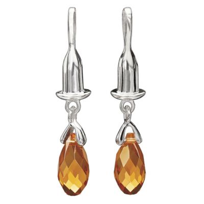 Chamilia - sterling silver Mushroom Cap topaz earrings - Product number 9306803