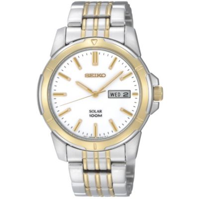 Seiko men's two colour bracelet watch - Product number 9308180