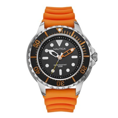 Nautica men's exclusive orange diver's watch - Product number 9312390