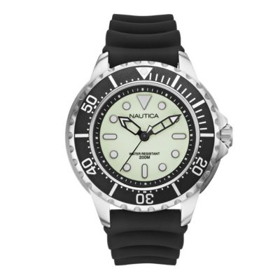 Nautica men's luminescent dial diver's watch - Product number 9312404