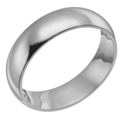 Platinum 8mm super heavy court ring - Product number 9313958