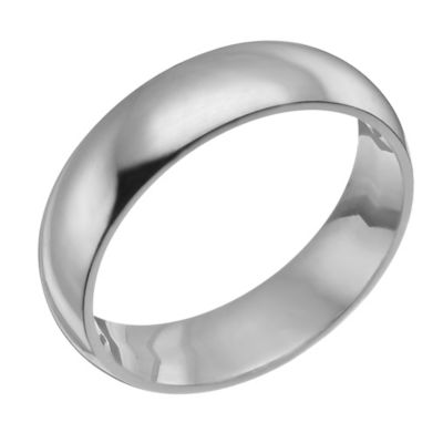 Platinum 7mm super heavy court ring - Product number 9314245