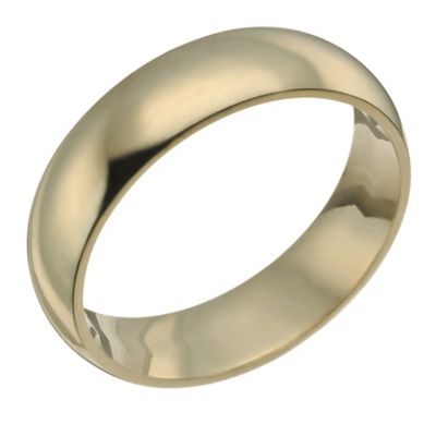 9ct yellow gold 7mm super heavy court ring - Product number 9320245