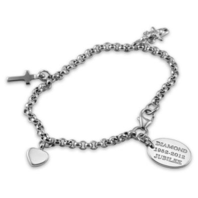 Silver Jubilee charm bracelet - Product number 9321845