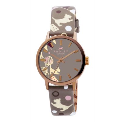 Radley Brown Print Strap Watch - Product number 9322078
