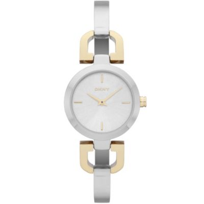 DKNY Ladies' Stainless Steel & Gold-Plated Bracelet Watch - Product number 9323384