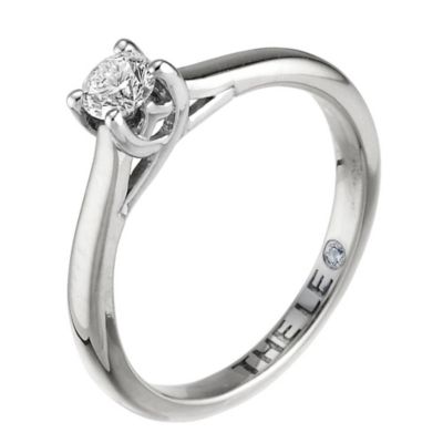 Leo Diamond 18ct white gold  0.25 point diamond ring - Product number 9326162
