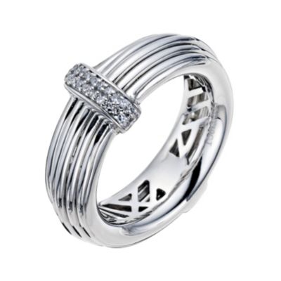 Amanda Wakeley silver wire & diamond ring - Product number 9326952