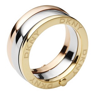 DKNY Organic Three Colour Rings