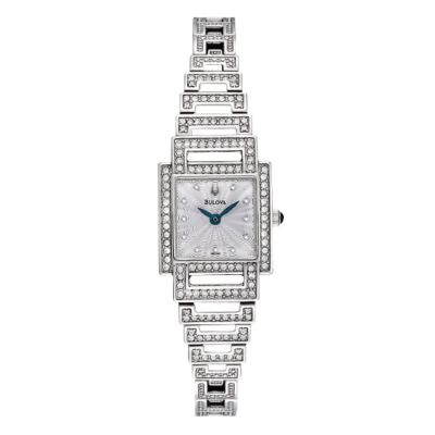 Bulova Ladies' Crystal Art Deco Bracelet Watch