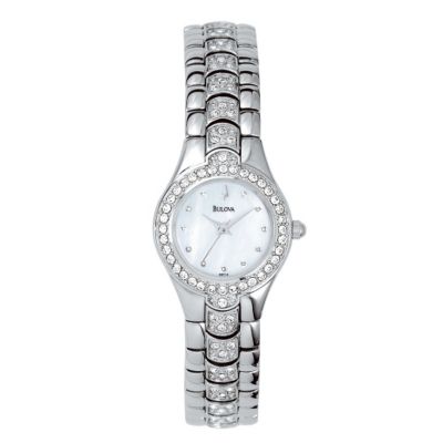 Bulova Ladies' Crystal Set Bracelet Watch - Product number 9332901