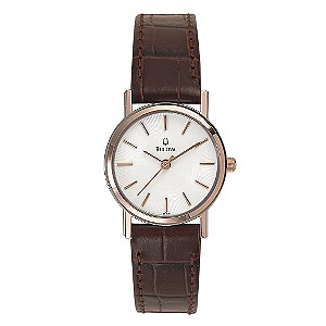 Bulova Ladies' Brown Strap Watch