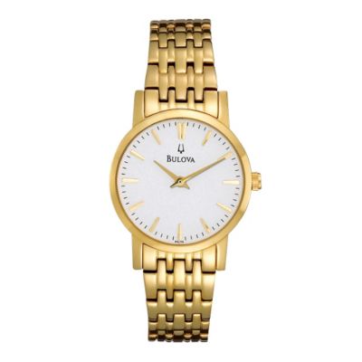 Bulova Ladies' Gold Plated Bracelet Watch - Product number 9333010