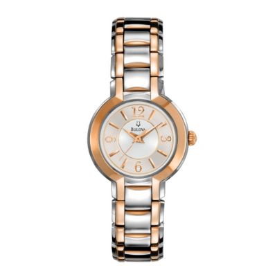 Bulova Ladies' Arabic Rose Gold Cocktail Bracelet Watch - Product number 9333029