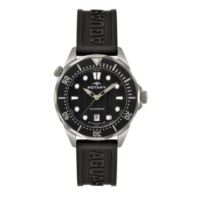 Rotary Aquaspeed Diver's Black Strap Watch - Product number 9336370