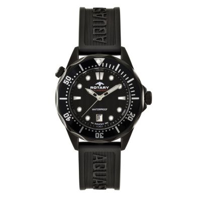 Rotary Aquaspeed Black Dial Diver's Watch