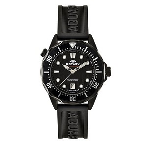 Rotary Aquaspeed Black Dial Diver's Watch