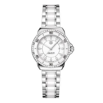TAG Heuer F1 ladies' white ceramic bracelet watch - Product number 9337385