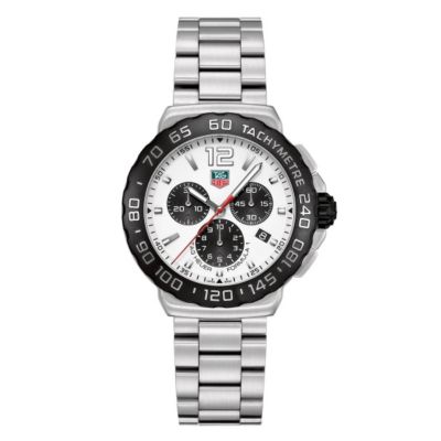 TAG Heuer F1 men's stainless steel white dial chronograph - Product number 9338543