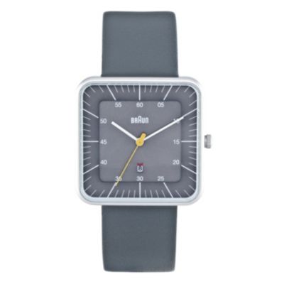 Braun men's square dial grey watch - Product number 9339000