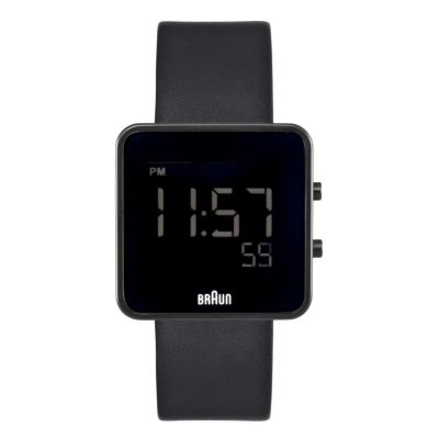 Braun men's black digital watch - Product number 9339043