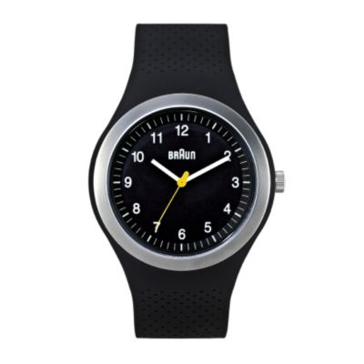 Braun men's black rubber strap watch - Product number 9339116
