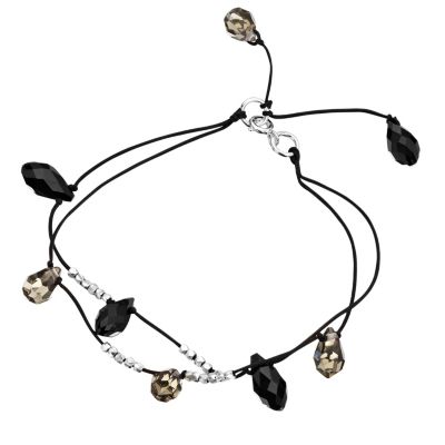 OSO Silver Black & Grey Crystal Bracelet - Product number 9340106