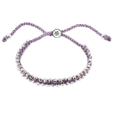 OSO Silver & Purple Crystal Bracelet - Product number 9340173