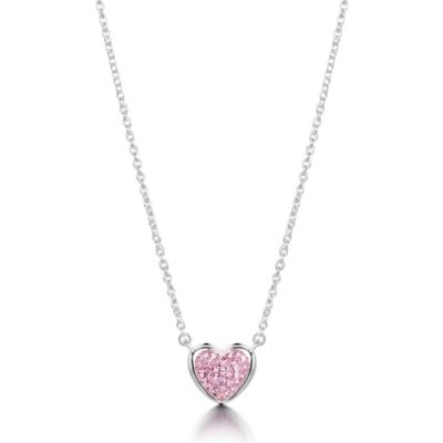OSO Silver Pink Heart Pendant - Product number 9340262