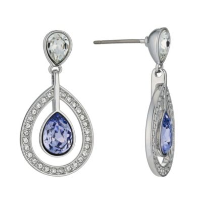 Swarovski Mila Provence lavender pear drop earrings - Product number 9342605