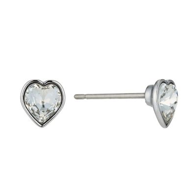 Swarovski Roslyn clear heart stud earrings - Product number 9342613