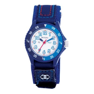 Tikkers Teach Blue Velcro Strap Watch - Product number 9343938