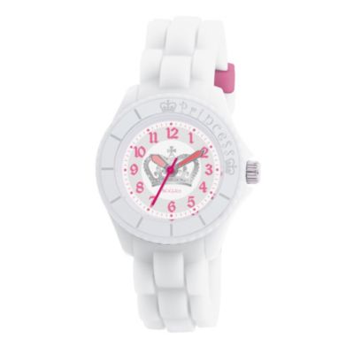 Tikkers Teach Princess White Silicone Watch - Product number 9343989