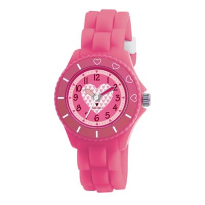 Tikkers Teach Pink Silicone Strap Watch - Product number 9343997