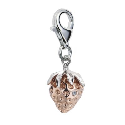 Hot Diamonds Strawberry Charm