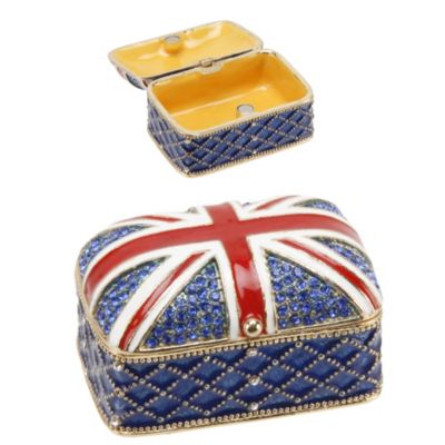 Treasure Trinkets Union Jack Box