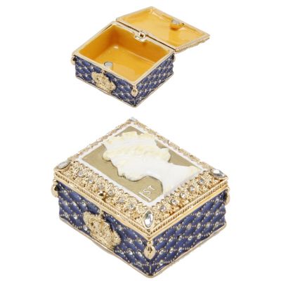 Treasure Trinkets Postage Stamp Box