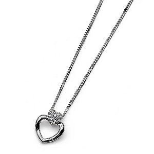 Oliver Weber Open Heart & Crystal Herat Pendant