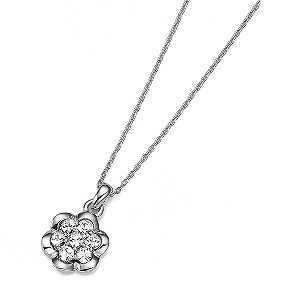 Oliver Weber Crystal Flower Pendant