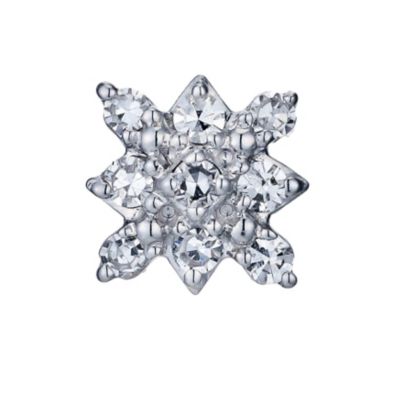 Sattva 18ct White Gold & Diamond Nose Stud - Product number 9360948